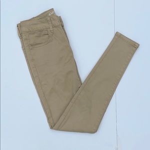 American Eagle Khaki Skinny Jeans
